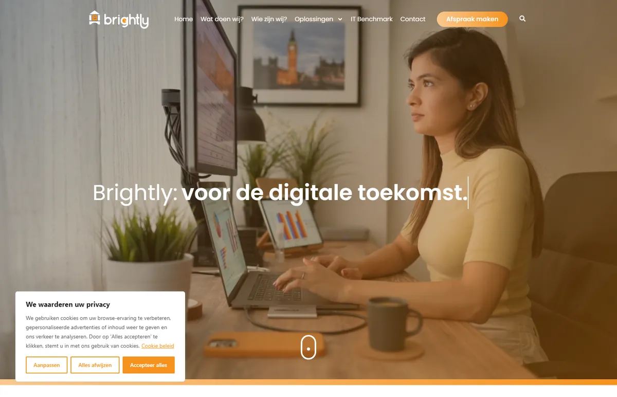 De website van Brightly
